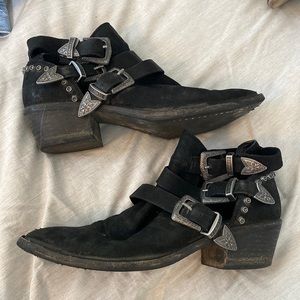 Dolce Vita Western Buckle Booties